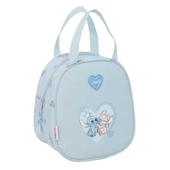 Safta Stitch Neceser Termo de 5.85L - Interior Forrado en Aluminio - Asa Superior - 190x140x220mm - Color Azul Claro