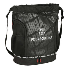 Safta F.C.Barcelona Saco Mochila - Bolsillo Interior con Cremallera - Bolsillos Laterales - Hombreras Ajustables - 21.93L - 340x150x430mm - Color Negro