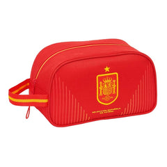 Safta Seleccion EspaÃ±ola de Futbol Neceser de 5L - Cremallera - Asa Lateral - Adapatable a Carro - 260x120x150mm - Color Rojo
