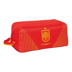 Safta Seleccion EspaÃ±ola de Futbol Zapatillero - Asa Lateral - 9L - Proteccion del Calzado - 340x180x150mm - Color Rojo