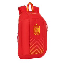 Safta Seleccion EspaÃ±ola de Futbol Mini Mochila - Hombreras Ergonomicas - Cremallera - Asa Superior - 8.5L - 220x100x390mm - Color Rojo
