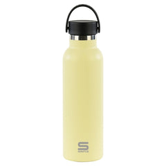 Safta Botella Termo de 600ml - Acero Inoxidable - Asa Superior - Color Amarillo