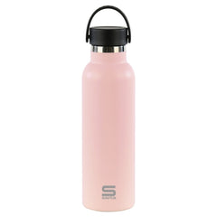 Safta Botella Termo de 600ml - Acero Inoxidable - Asa Superior - Color Rosa