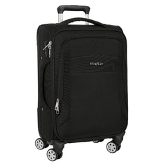 Safta Business Maleta Trolley de Cabina 20â€ - Cierre con Candado - Bolsillo para Portatil - Cintas de Sujecion - Ajustable - Protecciones Laterales - 35.7L - 350x200x510mm - Color Negro