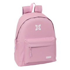 Safta Munich Basicos Mochila - Bolsillo Frontal - Hombreras Acolchadas - Espalda Acolchada - Doble Tirador - Asa Superior - 20.8L - 330x150x420mm - Color Rosa