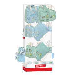 Safta Expositor con 10 Ganchos para Mochilas - Carton Reciclado - Estructura Robusta - Facil de Colocar - Presentacion Visual Atractiva - 650x280x1580mm - Colores Surtidos