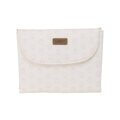 Safta Miffy Mum Moon Cambiador de Bebe Plegable - Repelente de agua - Compacto - Facil de Limpiar - 400x500mm - Color Blanco