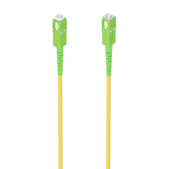Aisens Cable Fibra Optica Latiguillo G657A2 3.0 9/125 SMF Simplex CPR Dca LSZH - SC/APC-SC/APC - 20M - Color Amarillo