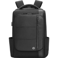 HP Renew Executive Mochila para Portatil 16" Expandible - Resistente al Agua - Compartimento Acolchado - USBâ€‘C Externo y Paso de Cable - Bolsillos Internos y Externos con Cremallera - Bloqueo RFID - Color Negro