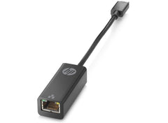 HP Adaptador USBâ€‘C a Ethernet RJ45 G2 - Gigabit 10/100/1000 Mbps - Plug & Play - Soporta PXE Boot, Wakeâ€‘onâ€‘LAN y MAC Address Passâ€‘Through - DiseÃ±o Compacto y Portatil - Color Negro