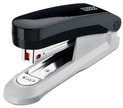 Novus Evolution E15 Grapadora de Sobremesa - Hasta 15 Hojas - Grapado Cerrado y Clavado - Incluye 200 Grapas NÂº10 - Color Negro/Gris