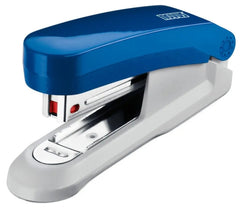 Novus Evolution E15 Grapadora de Sobremesa - Hasta 15 Hojas - Grapado Cerrado y Clavado - Incluye 200 Grapas NÂº10 - Color Azul/Gris