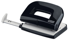 Novus E210 Perforadora PequeÃ±a de Papel - Hasta 10 Hojas - Guia de Posicionamiento - Punzones 5.5mm - Color Negro