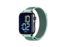 Savefamily Reloj Inteligente Smartwatch Infantil SaveWatch Plus 2 - Pantalla Amoled - Carcasa Negra - Correa Tela Ocean