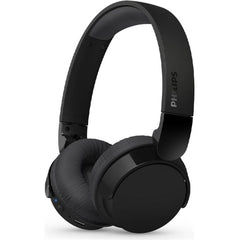 Philips TAH3209 Auriculares Inalambricos Onâ€‘Ear - Bluetooth 5.3 - Hasta 25h de Reproduccion - Microfono con Reduccion de Ruido - DiseÃ±o Plegable y Ligero con Almohadillas de Espuma Viscoelastica - Color Negro
