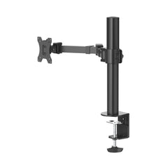 Hama Soporte de Mesa con Brazo Articulado para Monitor de 13 a 35" - Capacidad 15kg - Inclinacion de 35Âº - Altura Ajustable - Permite Giro 180Âº - Acero - VESA 100x100 - 10x59x40.43cm - Color Negro