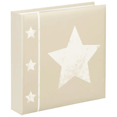 Hama Skies Album de Fotos - Capacidad para 200 Fotos 10x15cm - Insercion Lateral - Tapa Plastificada - 22.5x22cm - Color Beige