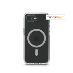 Hama Extreme Protect Funda para iPhone 16E - Magnetico - Antideslizante - Policarbonato - Proteccion D3O - Bordes Elevados - Color Transparente