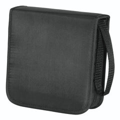 Hama Antistatic Archivador de Nylon para 40 CDs/DVDs - Fundas de Poliester - Proteccion contra Cargas Electrostaticas - 16.4x17x6.1cm - Color Negro