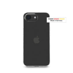 Hama Always Clear Funda para iPhone 16E - Antideslizante - Poliuretano Termoplastico - Bordes Elevados - Color Transparente