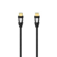 Hama Cable HDMI 4K Macho - Longitud 1.5m - Soporta ARC - Terminales Chapados en Oro - Ethernet - Velocidad hasta 18Gbps - Blindaje Completo - Color Negro