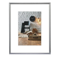Hama Sevilla Decor Marco de Fotos 10x15cm - Plastico - 11.5x16.5x2cm - Color Plata