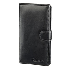 Hama Vegas Estuche para Tarjetas de Memoria SD y Micro-SD - Capacidad hasta 12 Tarjetas - Cuero - 8x1.6x13.7cm - Color Negro