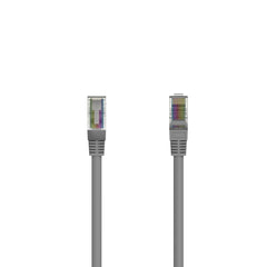 Hama Cable de Red UTP RJ45 Cat-5e - Longitud 1.5m - Velocidad hasta 1Gbps - Color Gris