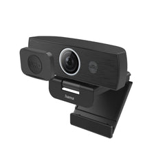 Hama C-900 Pro Webcam UHD 4K - Cable 1.8m - USB-C 3.0 - Microfono Integrado - Proteccion contra Espias - Indicador LED - Modo UVC - Reduccion de Ruido - Exposicion Automatica - 10x5.2x6.3cm - Color Negro