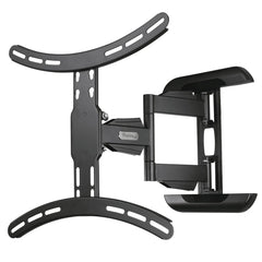 Hama Soporte Fijo de Pared para TV hasta 65" - Peso Max 35kg - VESA 400x400mm - Acero - Gestor de Cables - Nivel de Burbuja - Color Negro