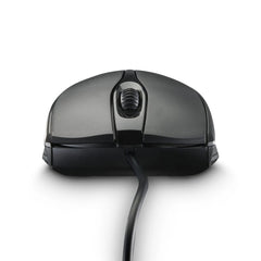 Hama Mc-200 Raton Optico 1000dpi - Cable 150cm - 3 Botones - Uso Ambidiestro - 6.4x3.7x11.4cm - Color Negro
