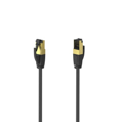 Hama Essential Cable de Red FTP RJ45 Cat-8 - Longitud 3m- Velocidad hasta 40Gbps - Blindaje Doble - Color Negro