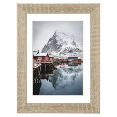 Hama Oslo Marco de Fotos 13x18cm - Madera MDF - 15.6x20.6x1.8cm - Madera Clara