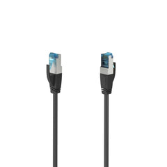 Hama Essential Cable de Red FTP RJ45 Cat-6a - Longitud 10m - Velocidad hasta 10Gbps - Blindaje Doble - Color Negro