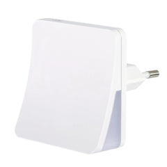 Hama Edge Luz LED Nocturna con Enchufe - IP20 - Sensor de Luz - 6x6x7cm - Color Blanco