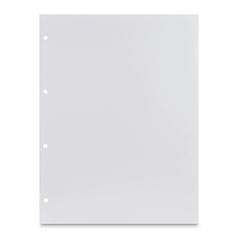 Hama Pack de 25 Cartulinas para Fotos - Perforado - 233x310mm - Color Blanco