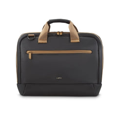 Hama Maletin para Portatiles hasta 16.2" - Poliester Reciclado - Capacidad 10L - Bolsillo Frontal - Interior Acolchado - 44x9x32cm - Color Negro