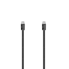Hama Essential Cable USB-C - Potencia Maxima 100W - Longitud 0.75m - Velocidad hasta 5Gbps - Blindaje Doble - Color Negro