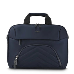 Hama Maletin para Portatiles hasta 14.1" - Poliester Reciclado - Bolsillo para Tablets hasta 11" - Interior Acolchado - 41x8.5x30cm - Color Azul Oscuro