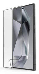 Hama Super Hybrid Protector de Pantalla para Samsung Galaxy S25 Ultra - PET Reciclado - Color Transparente