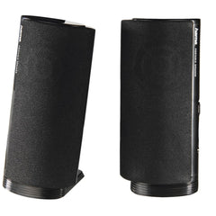 Hama Altavoces de Sobremesa - Cable de 115cm - Frecuencia hasta 20GHz - Jack 3.5mm - USB-A - 7x 6.7x14.5cm - Color Negro