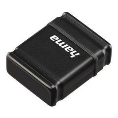 Hama Smartly Memoria Pendrive USB 2.0 con Tapa - 64GB de Capacidad - 15Mb/s de Transferencia - Color Negro