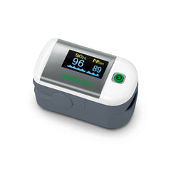 Medisana PM100 Pulsioximetro Digital de Dedo con Pantalla OLED - Medicion de Saturacion de Oxigeno SpO2  y Frecuencia Cardiaca - 6 Modos de Visualizacion - Funcion Oneâ€‘Touch - Apagado AutomÃ¡tico 8s - Brillo Ajustable
