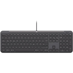 Logitech Signature Slim K620 Teclado USB - Atajos de Productividad con Tecla de IA y Controles de Reunion - DiseÃ±o Slim - Color Grafito