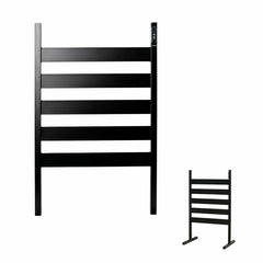 Innovagoods Towarck Toallero Electrico de 5 Barras - Potencia 140W - IP44 - Cable 140cm - Incluye Accesorios - Temperatura Regulable - Temporizador - Apagado Automatico - 50x80x10cm - Color Negro