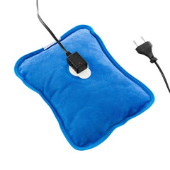 Innovagoods Bolsa de Agua Caliente Electrica - Potencia 600W - Duracion hasta 2h - Recargable - Temperatura hasta 75ÂºC - 18x23x4cm - Color Azul