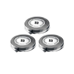 Philips Pack de 3 Cabezales de Recambio para Afeitadoras Series 1000 y 3000 - Cuchillas Autoafilables - Seguimiento de Contornos - Color Acero