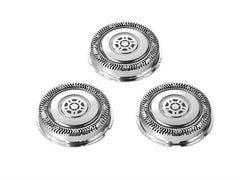 Philips Pack de 3 Cabezales de Recambio para Afeitadoras Series 5000 y 7000 - Cuchillas Autoafilables - Seguimiento de Contornos - Color Acero