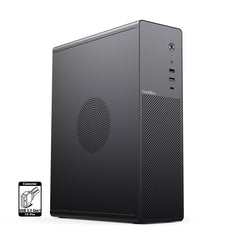 CoolBox T100 Slim Caja Torre Micro ATX, Mini ITX - TamaÃ±o HDD 2.5" - USB 3.2, USB-C - Color Negro