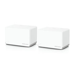 Mercusys Halo H70X Sistema Wi-Fi 6 Mesh AX1800 Doble Banda - 2 Unidades Halo - Cobertura hasta 550 mÂ² - Color Blanco